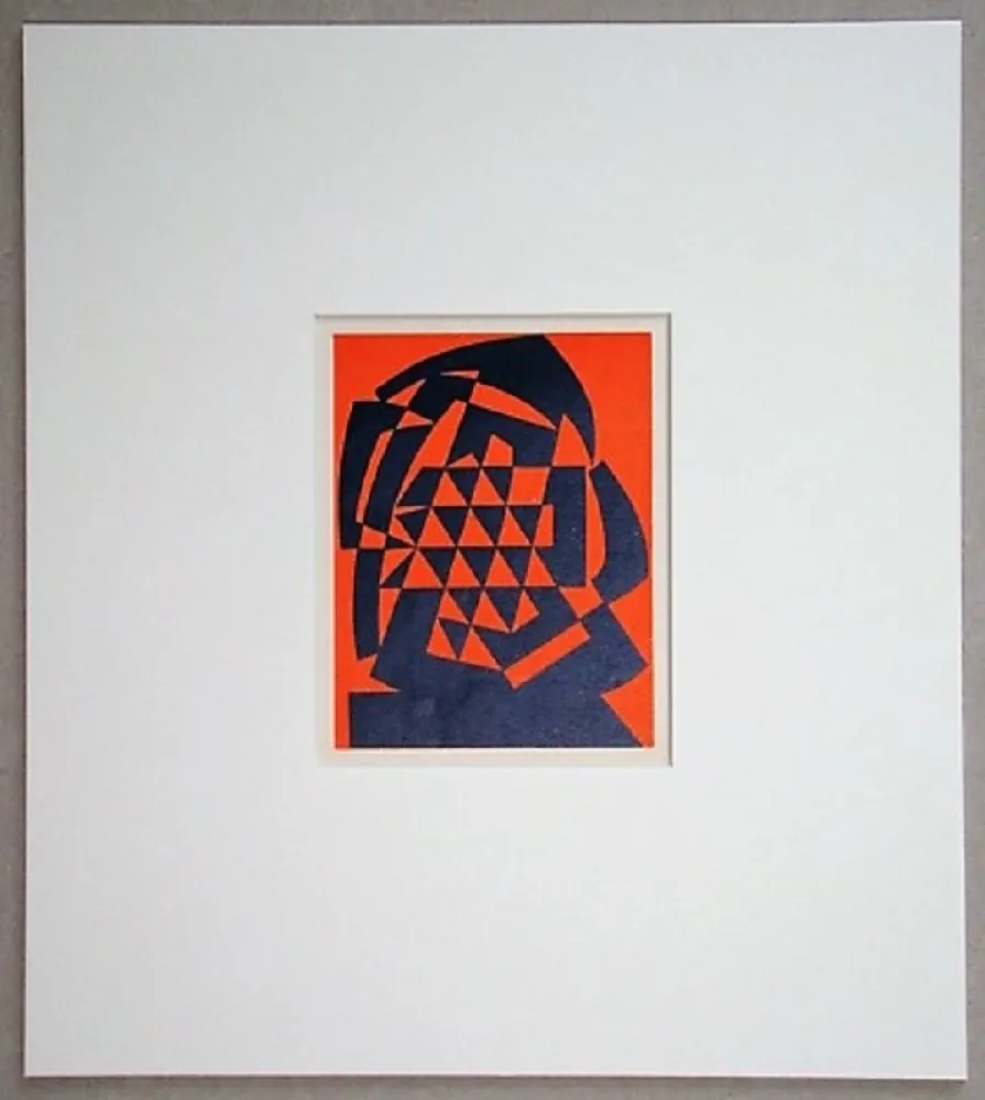 木刻 Reggiani - Composizione non figurativo