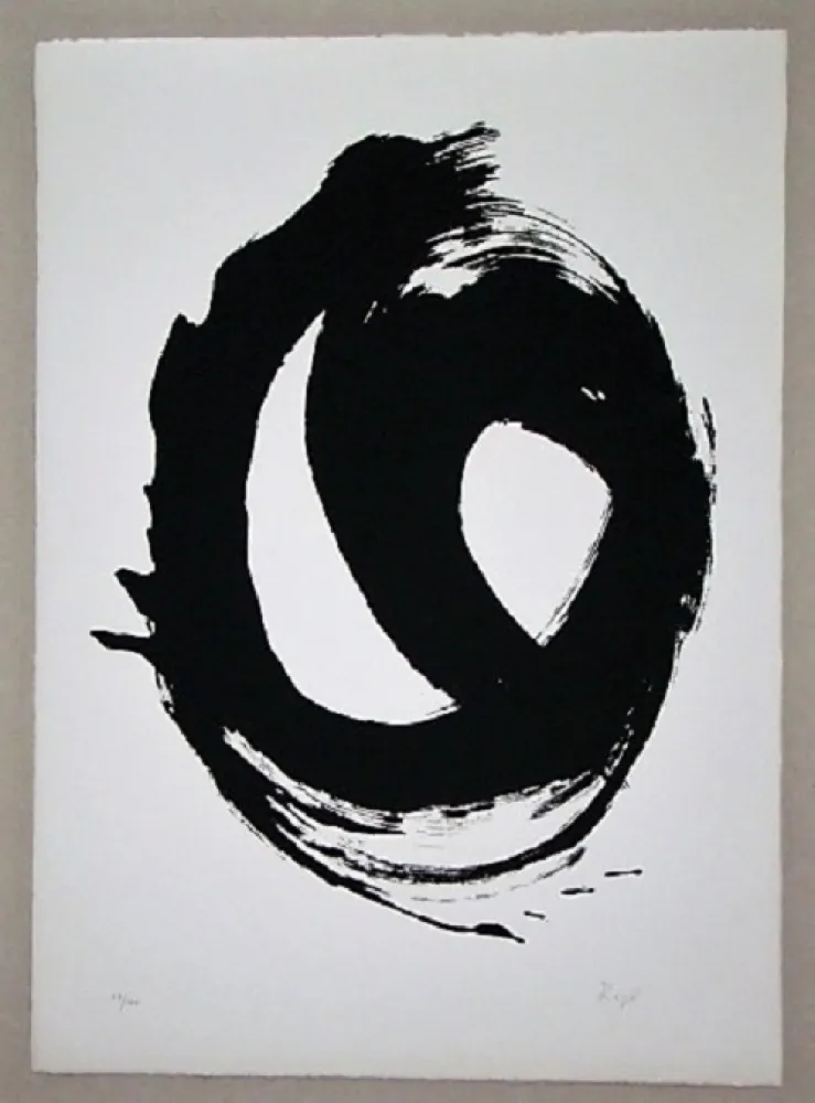 石版画 Reigl - Informelle Komposition