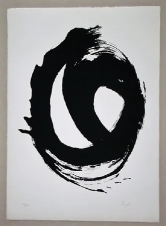 石版画 Reigl - Informelle Komposition