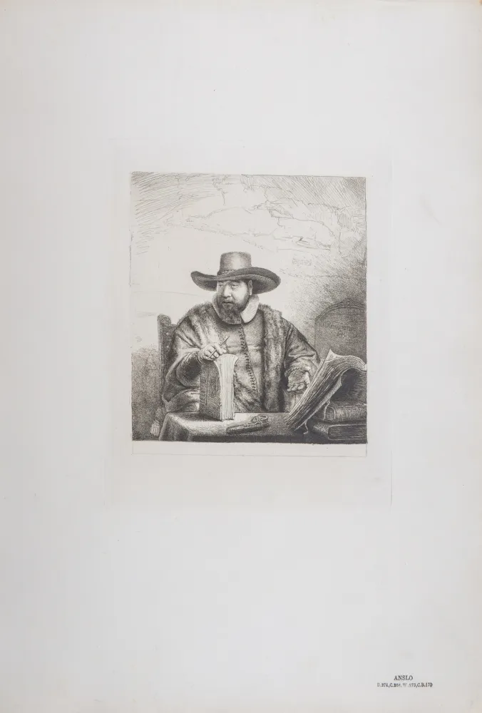 照相凹版 Rembrandt - Anslo