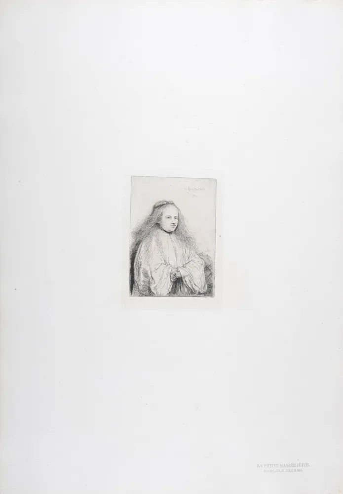 照相凹版 Rembrandt - La petite mariée juive