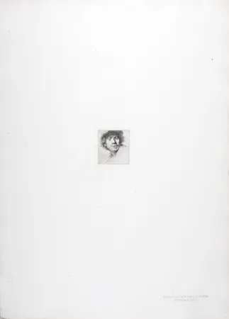 照相凹版 Rembrandt - Rembrandt aux yeux hagards