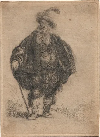 版画 Rembrandt - The Persian