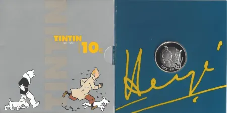 复数作品 Rémi - 75ème anniversaire de Tintin (Monnaie Royale de Belgique)