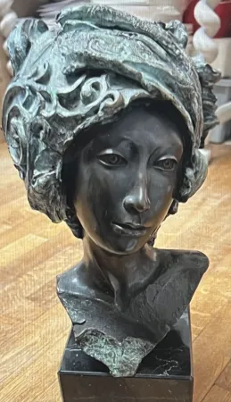复数作品 Remy  -  Sculpture en bronze originale La Rêveuse 4/8