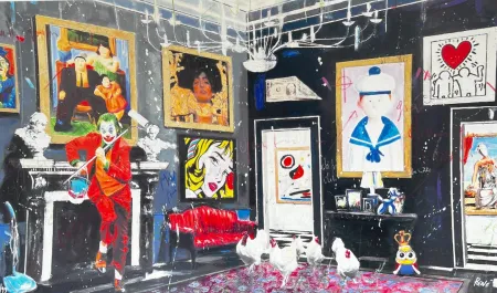 丝网印刷 Renè - A colorful day