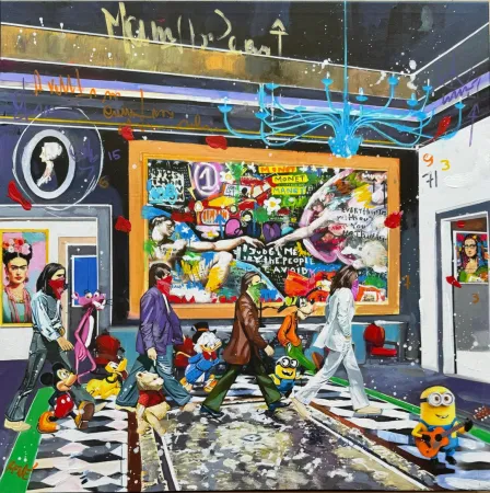 丝网印刷 Renè - Crossing museum 