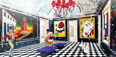 丝网印刷 Renè - Duck's parade