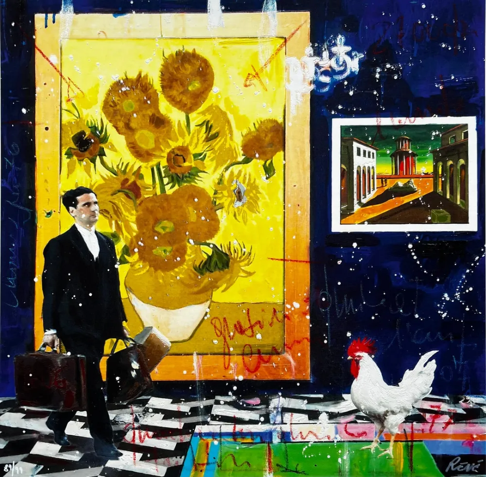 丝网印刷 Renè - Just like the sunflower