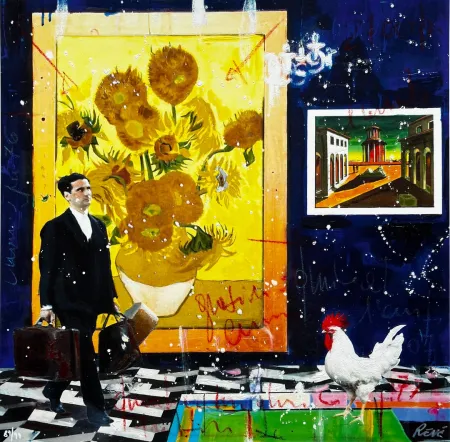 丝网印刷 Renè - Just like the sunflower