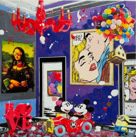 丝网印刷 Renè - Let's fly together