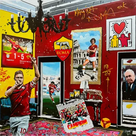 丝网印刷 Renè - Rome capital city