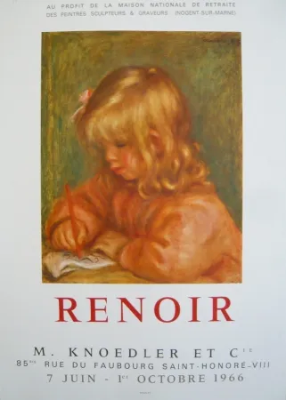 海报 Renoir - Affiche d'exposition