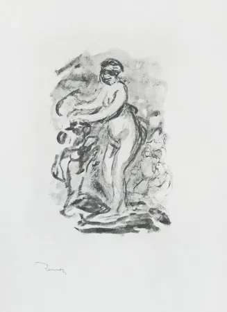 无技术 Renoir - Femme au cep de vigne, I Variante (Woman by the Grapevine, First Variant)