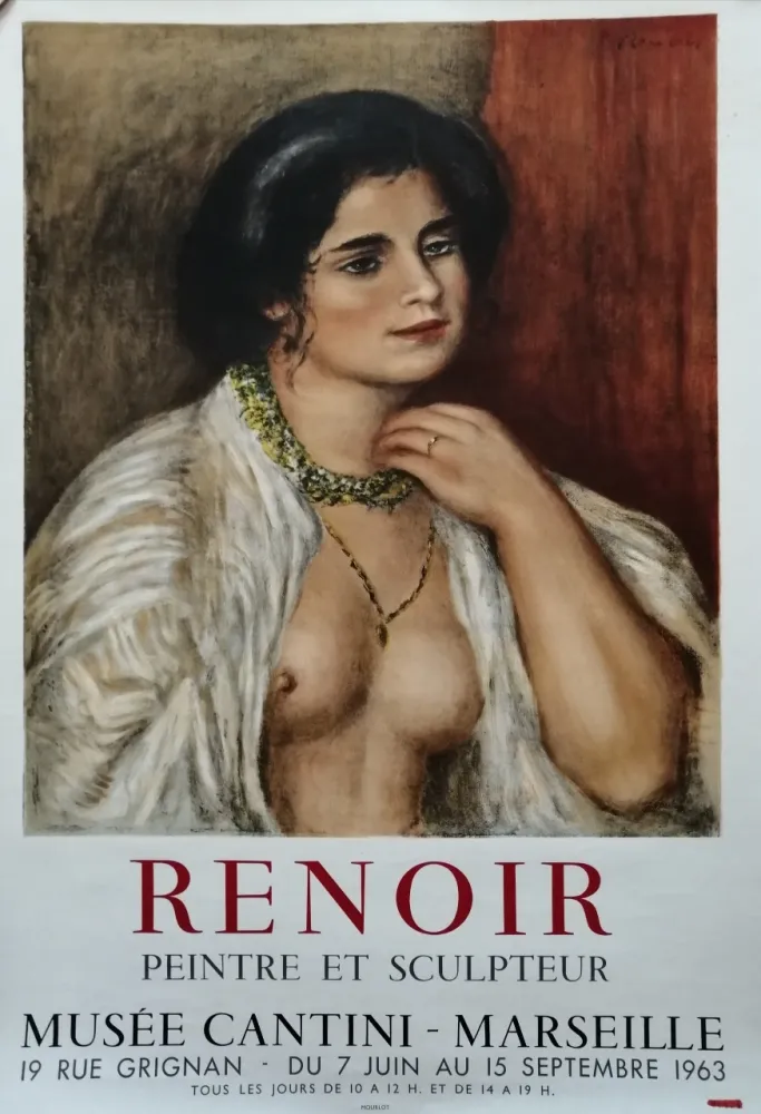 海报 Renoir - Musée Cantini - Marseille