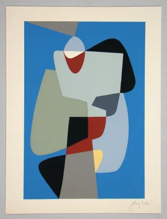 丝网印刷 Rets - Composition pour Art Abstrait 