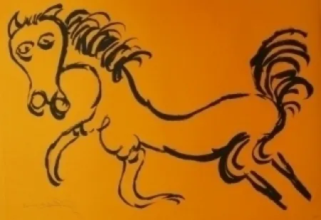 石版画 Reyes - Cheval