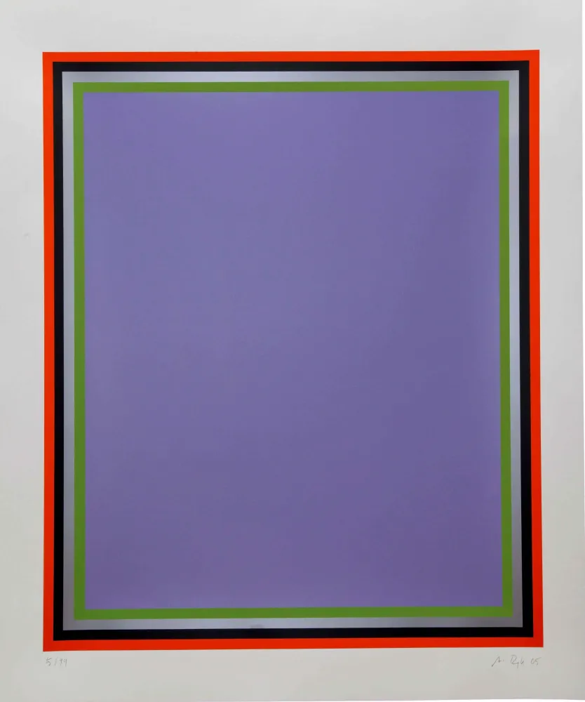 丝网印刷 Reyle - Ohne Titel