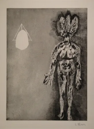 蚀刻飞尘法 Richier - Femme debout / L’Hydre