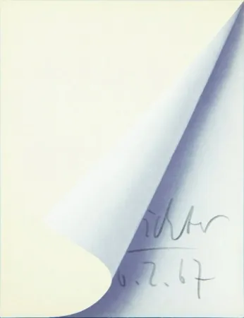 石版画 Richter - Blattecke (Cantz 11)