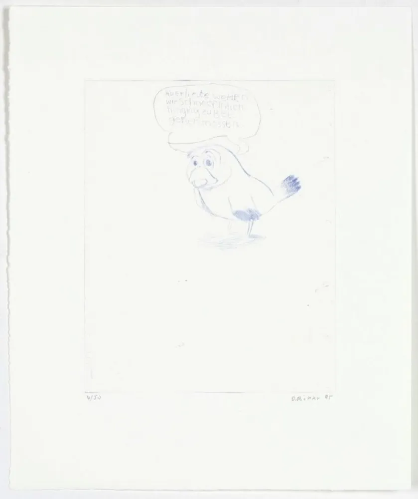 干刻版画 Richter - Little Doggy