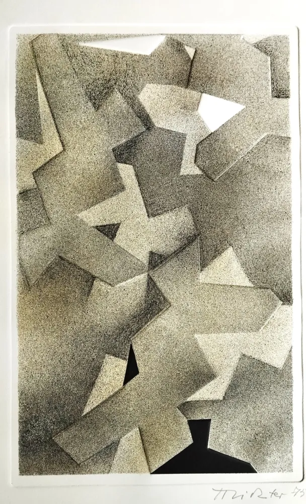 蚀刻飞尘法 Richter - Senza titolo