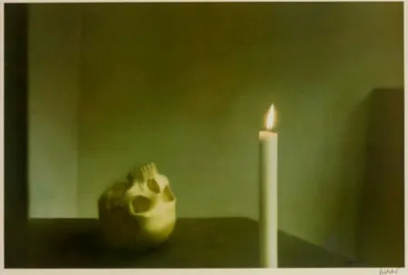 胶版印刷 Richter - Skull and Candle