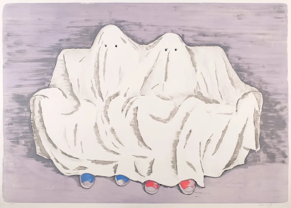 石版画 Rielly - French Ghosts