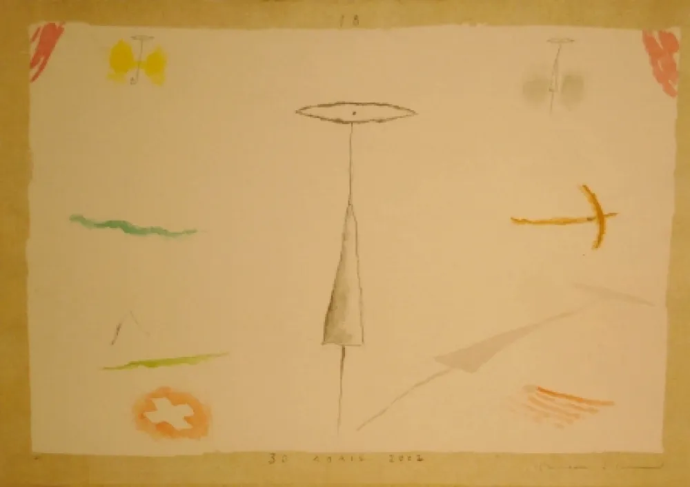 石版画 Riera I Aragó - 30 Abril 2002