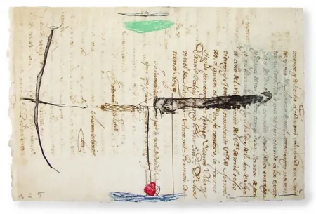 蚀刻飞尘法 Riera I Arago - Airplane with Red Tail