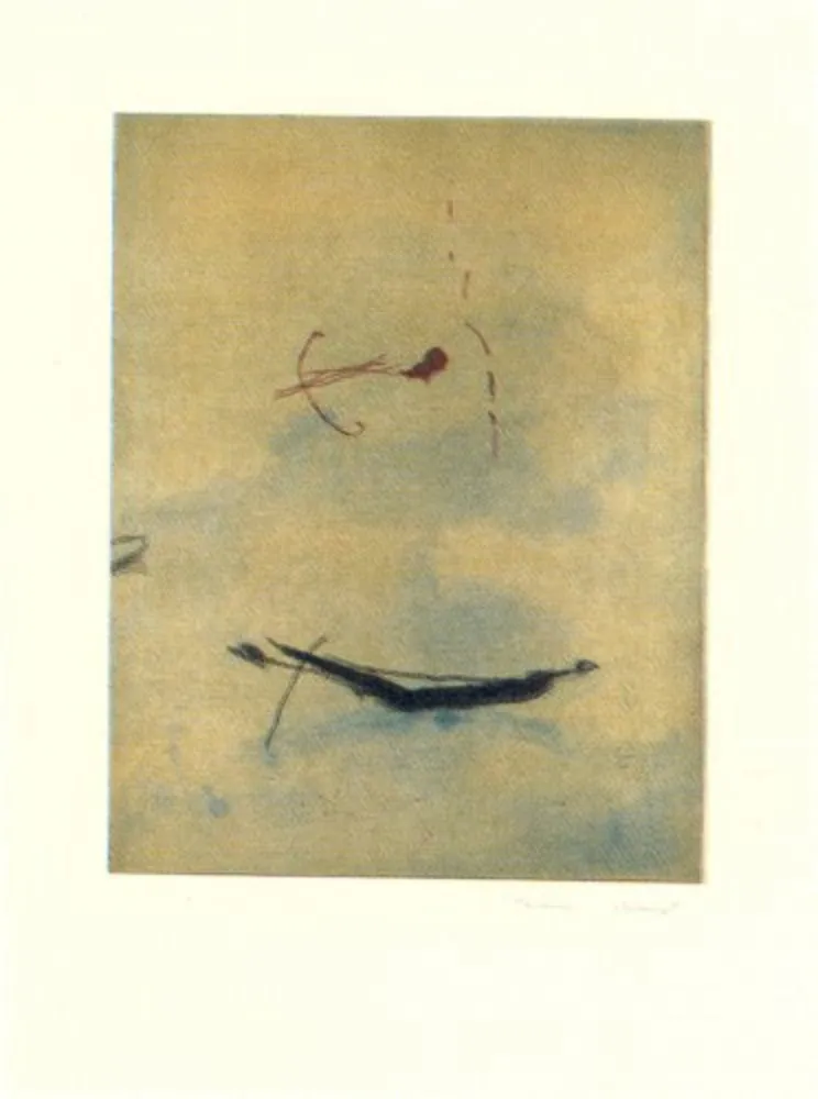 版画 Riera I Aragó - Avió i barca