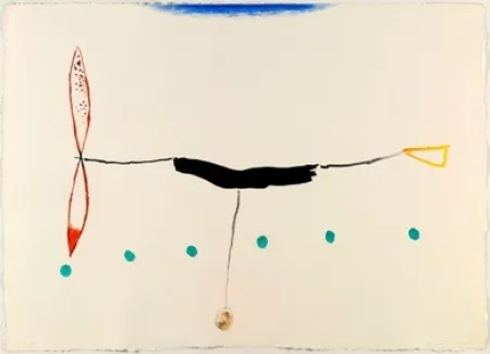 版画 Riera I Aragó - Avión alargado cola amarilla 