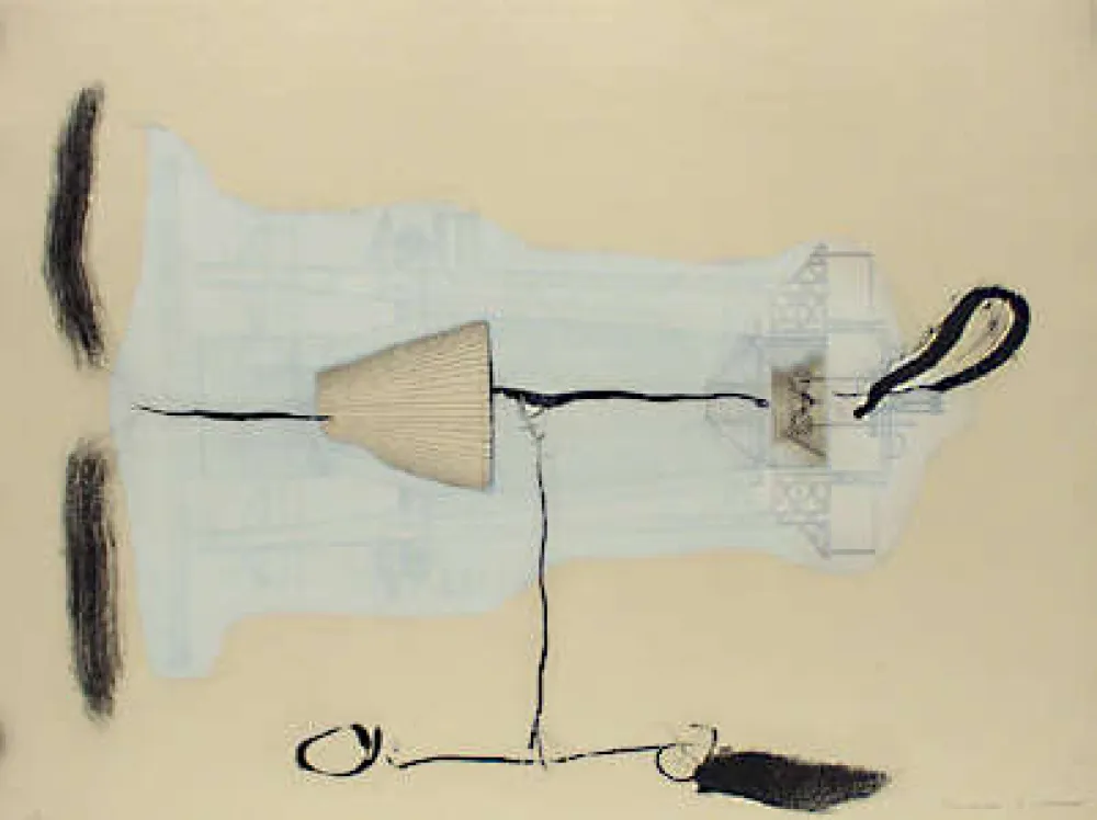 飞尘腐蚀法 Riera I Aragó - Blatt 17 aus Portofolio 19 máquines