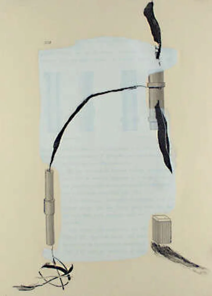 飞尘腐蚀法 Riera I Aragó - Blatt 18 aus Portofolio 19 máquines