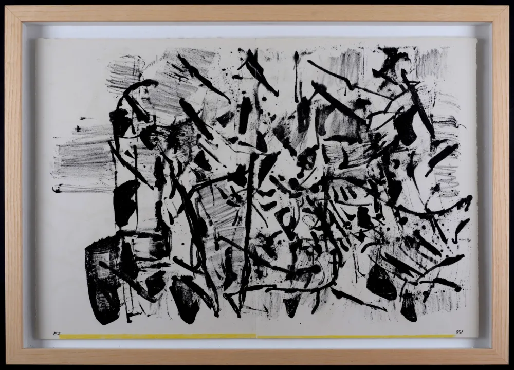 石版画 Riopelle - 1 Cent Life, 1964 - Hand-signed & framed