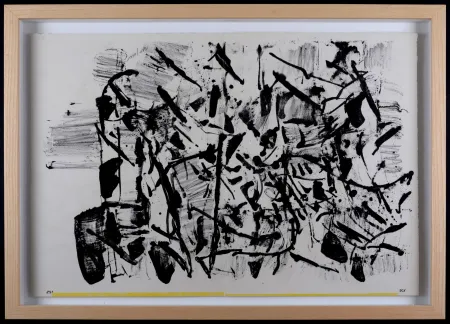 石版画 Riopelle - 1 Cent Life, 1964 - Hand-signed & framed