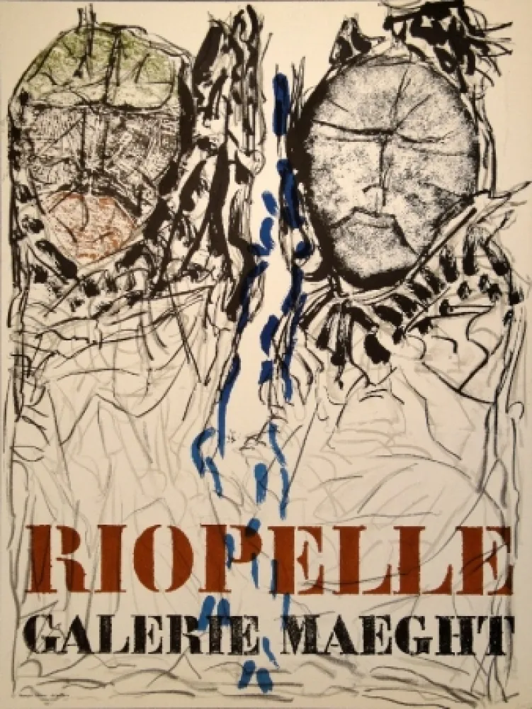 海报 Riopelle - Affiche Galerie Maeght