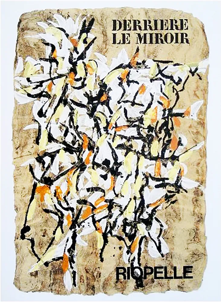 插图书 Riopelle - Derrière le Miroir n° 160. RIOPELLE. 9 LITHOGRAPHIES ORIGINALES. juin 1966.