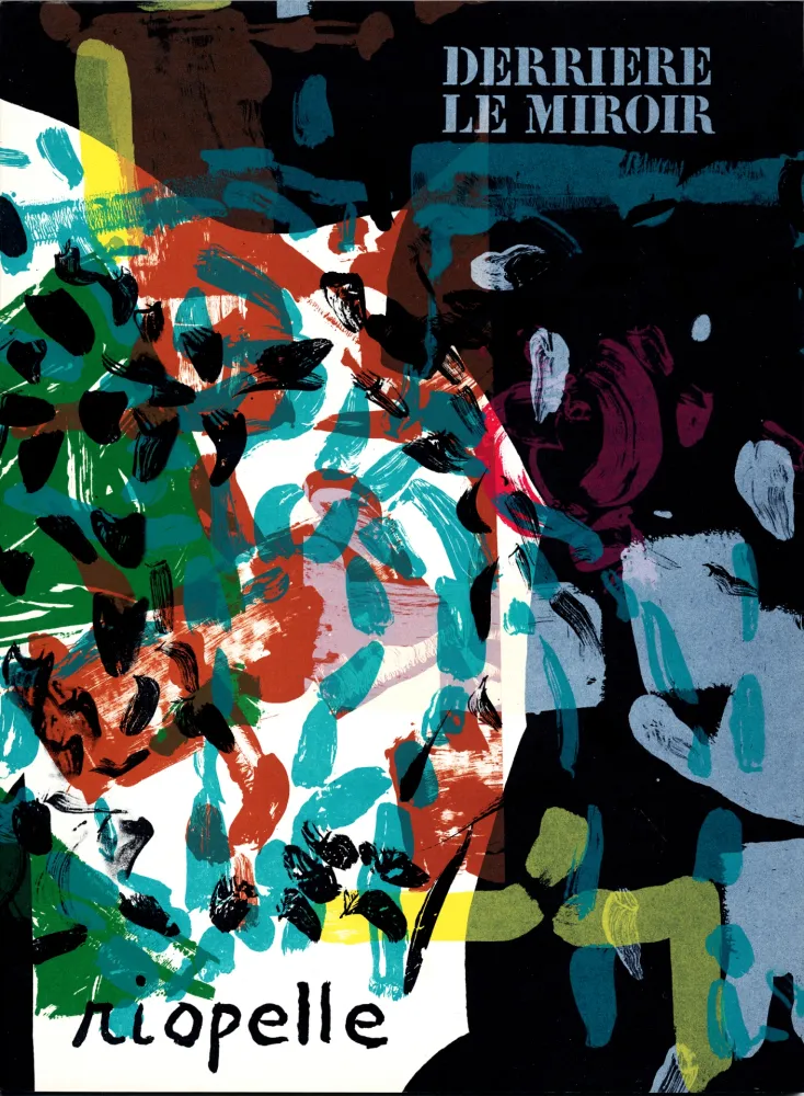 插图书 Riopelle - Derrière le Miroir n° 171. RIOPELLE. 10 LITHOGRAPHIES ORIGINALES. Avril 1968.