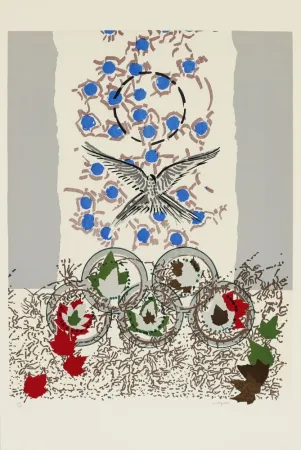石版画 Riopelle - JO 1988