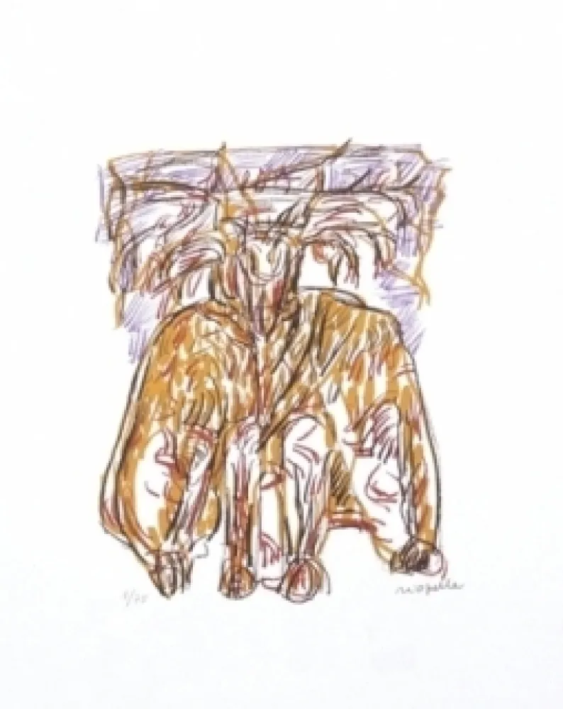 石版画 Riopelle - Sans titre