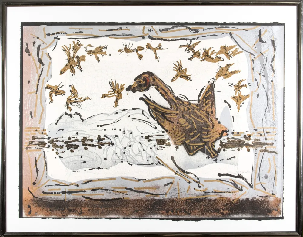 石版画 Riopelle - Starboard Island