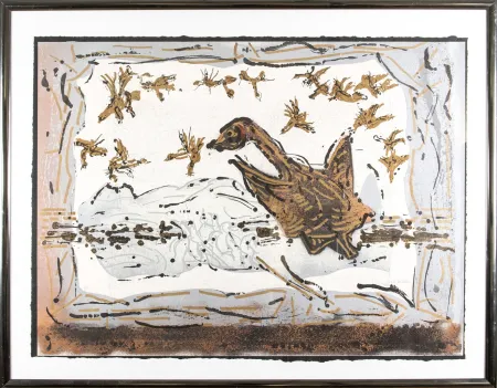 石版画 Riopelle - Starboard Island