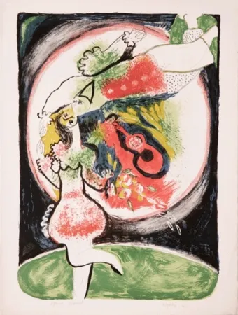 石版画 Ripolles - Circus