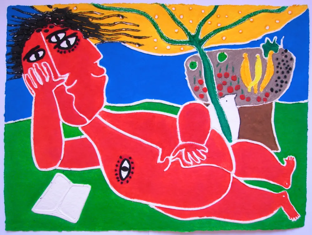 版画 Ripolles - La Sieste