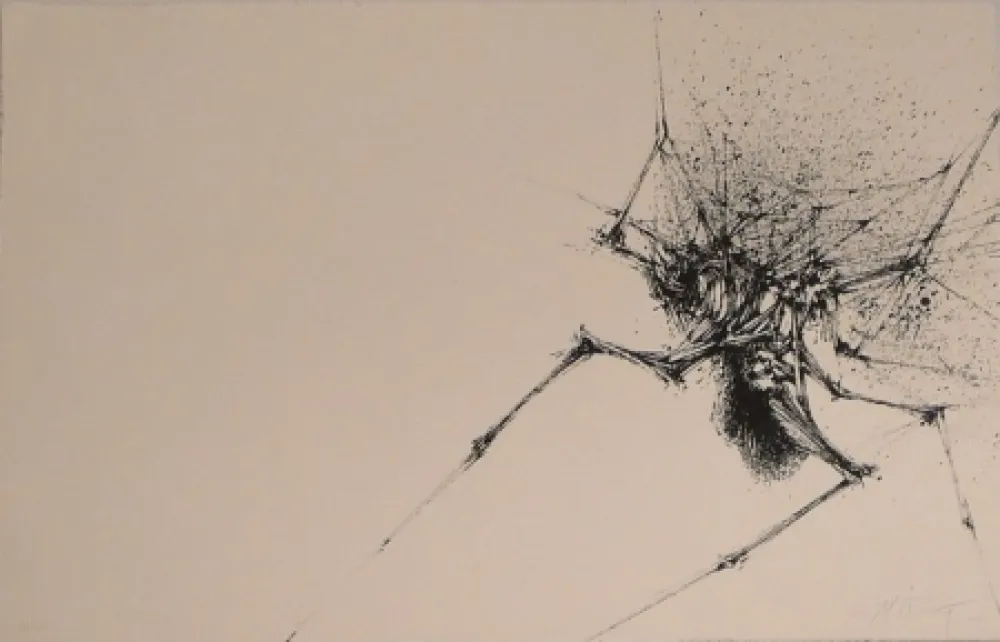 丝网印刷 Rivera - Diálogo Entre Manuel Rivera y los Tres Adefesios. 