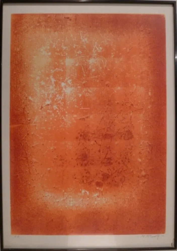 版画 Rivera - Explosión en Rojo