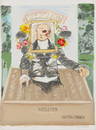 石版画 Rivers - Golden Tales