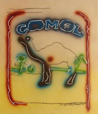 石版画 Rivers - Stencil Camel