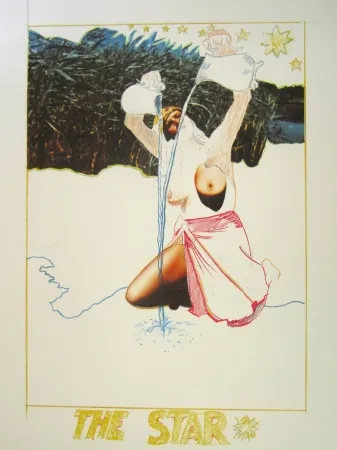 石版画 Rivers - The Star